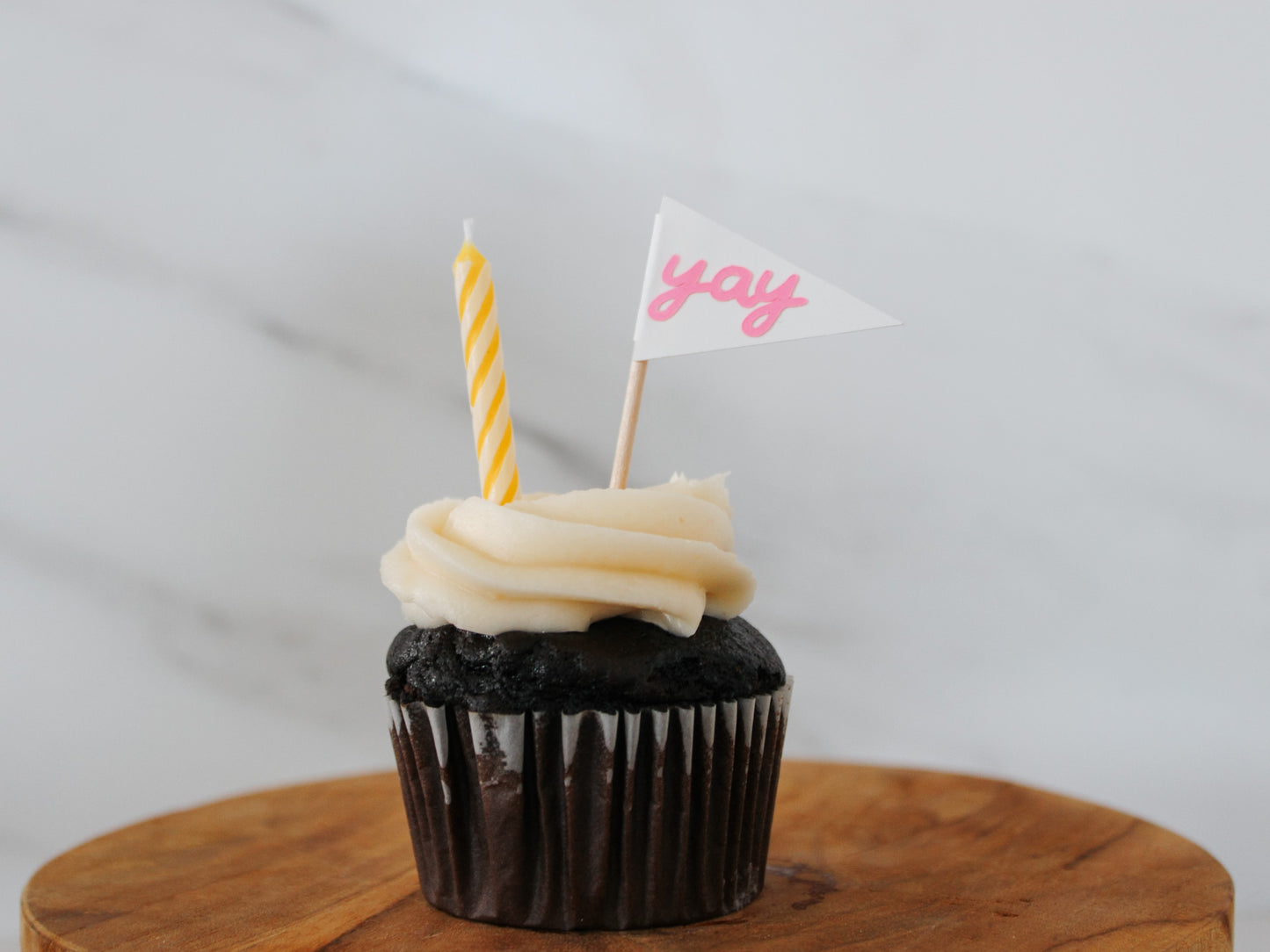 Mini Paper Flag - Yay - 6pk