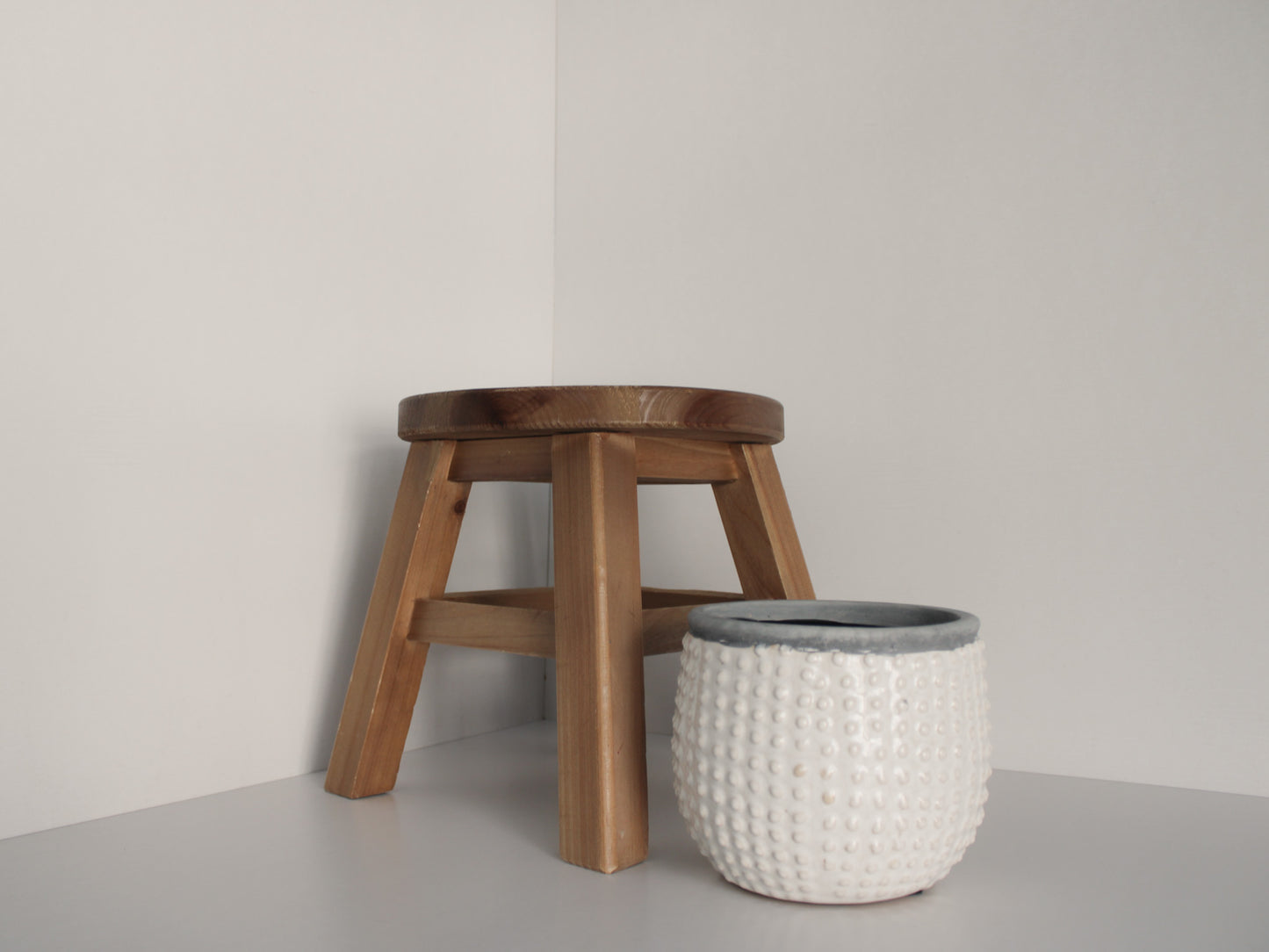 White Indoor Plant Pot