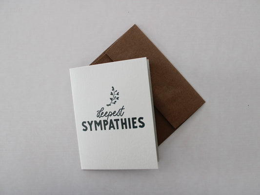 Deepest Sympathies Card