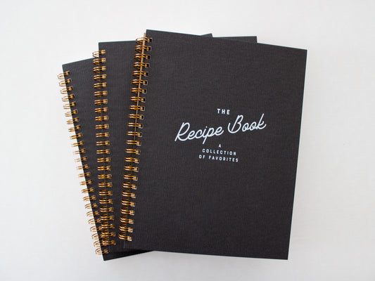 Recipe Book - Black