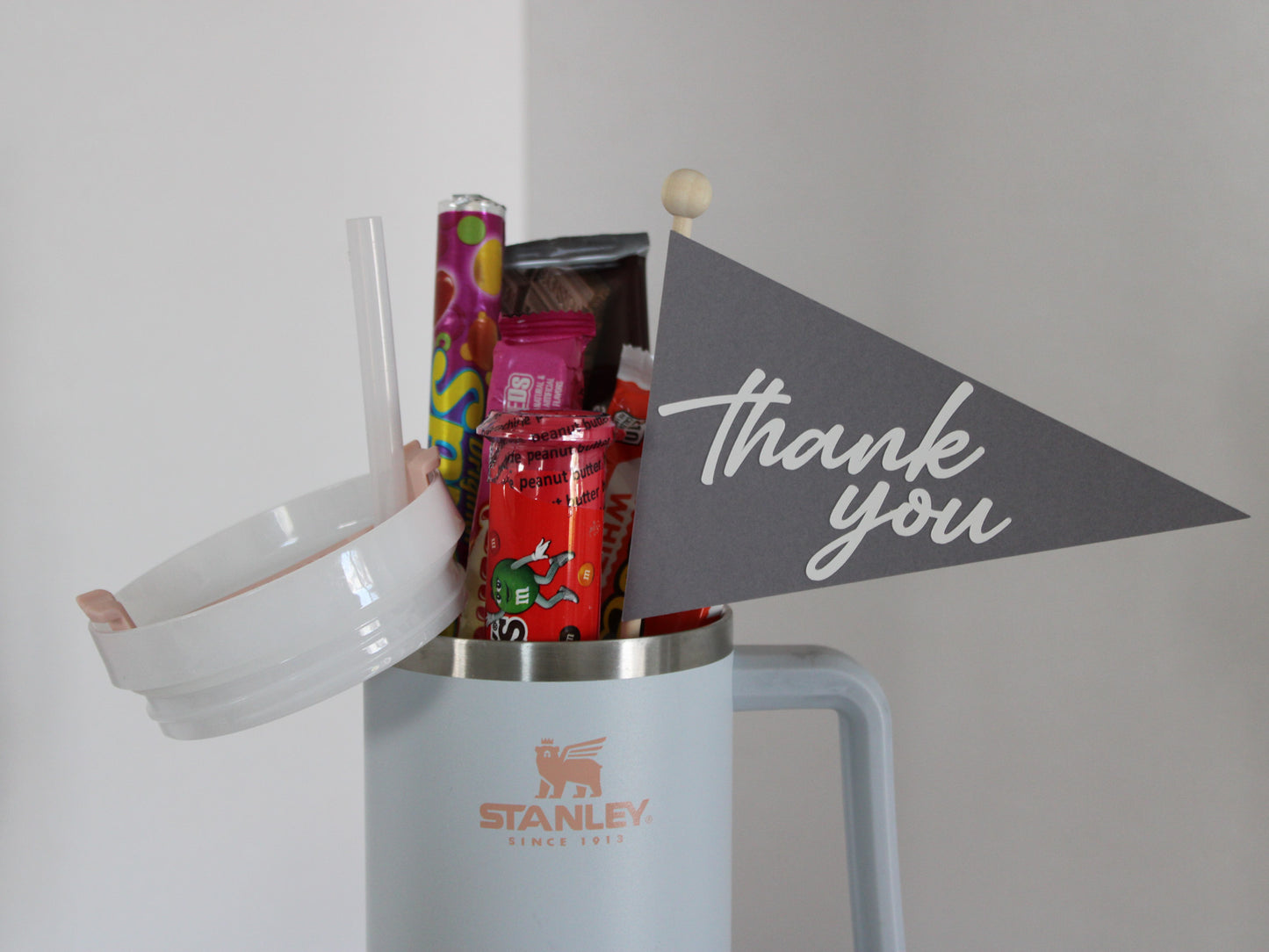 Handmade Paper Flag - Thank You