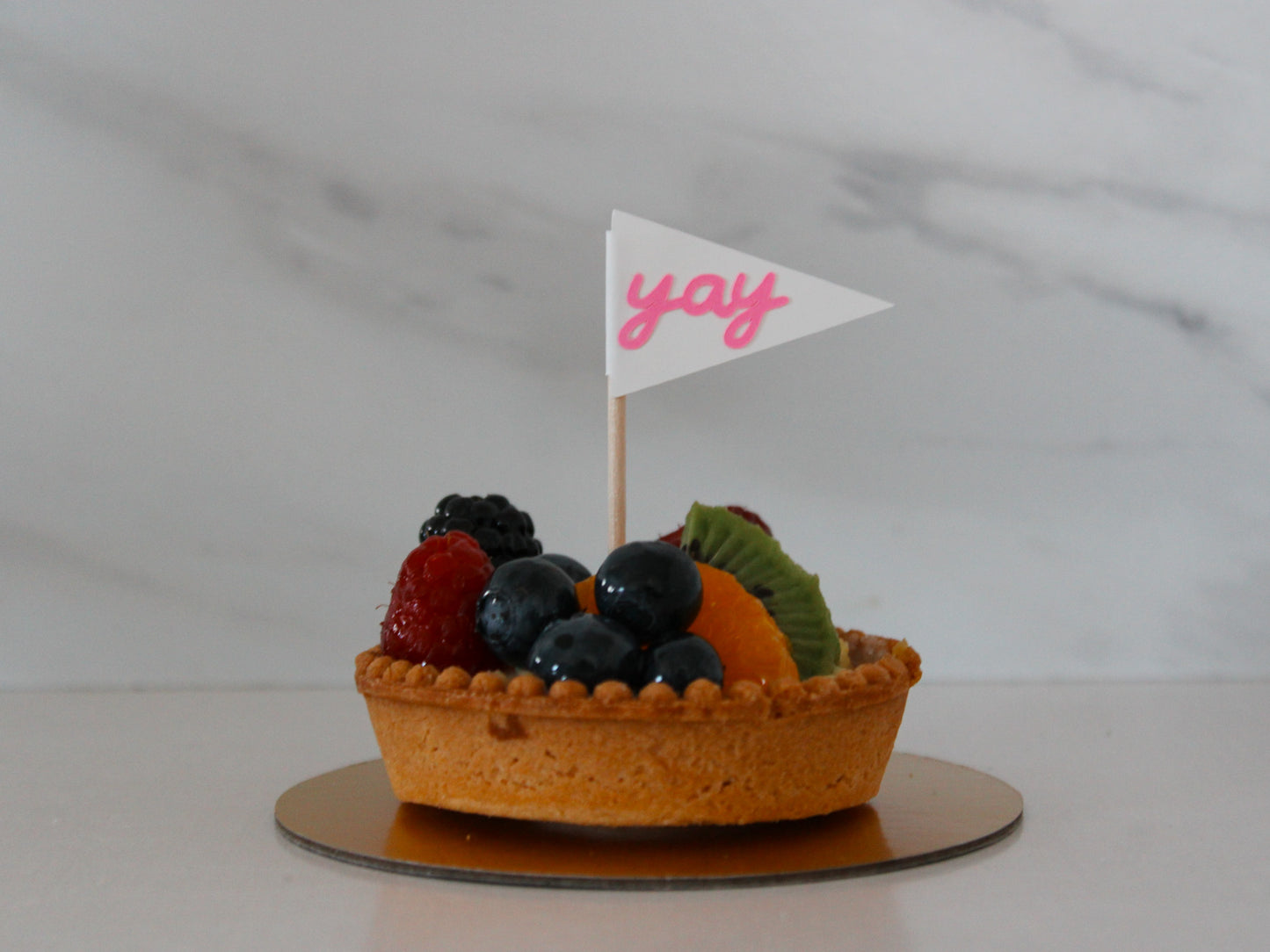 Mini Paper Flag - Yay - 6pk