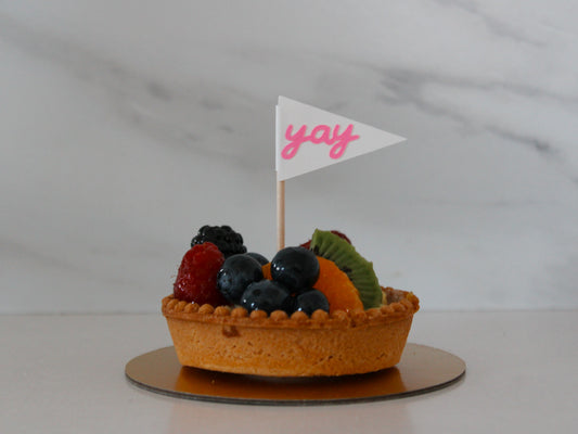 Mini Paper Flag - Yay - 6pk