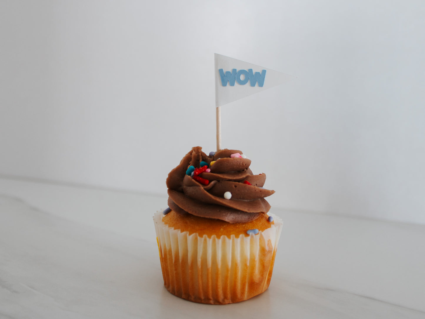 Mini Paper Flags - Wow - 6pk