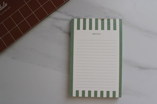 Green Striped Notes